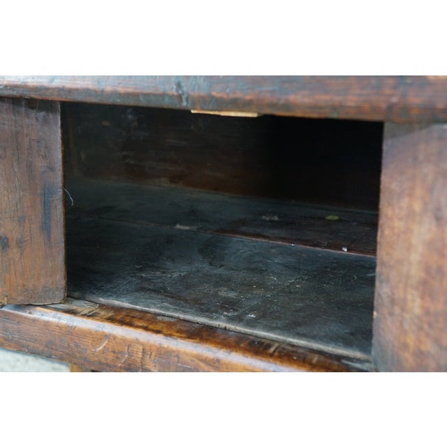 Antique Early 20th C. Chinese Dongbei Elm Altar Table Console Cabinet Sideboard For Sale - Image 4 of 18