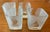 Glass Late 20th Century Set of 6 Vintage Frosted Geometric Lowball Glasses by Robert McCandless For Sale - Image 7 of 12