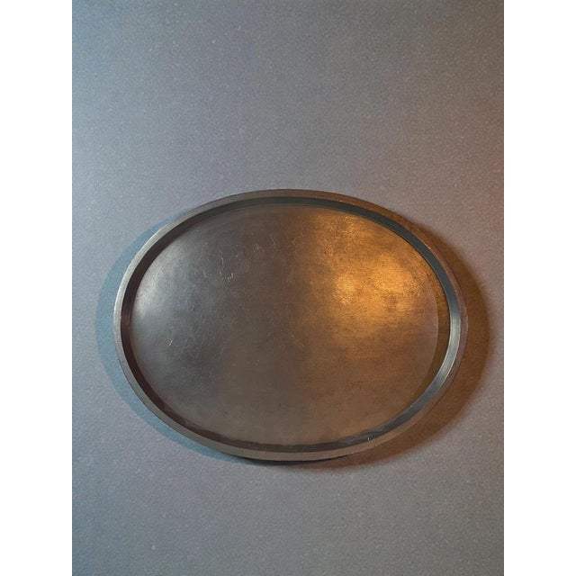 Swedish Pewter Candlesticks by Edvin Ollers for Schreuder & Olsson, 1938, Set of 4 For Sale - Image 10 of 15