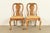 18th Century Antique Thomas Chippendale Period Carved Burl Wood Side Chairs or Dining Chairs, Pair For Sale - Image 13 of 13