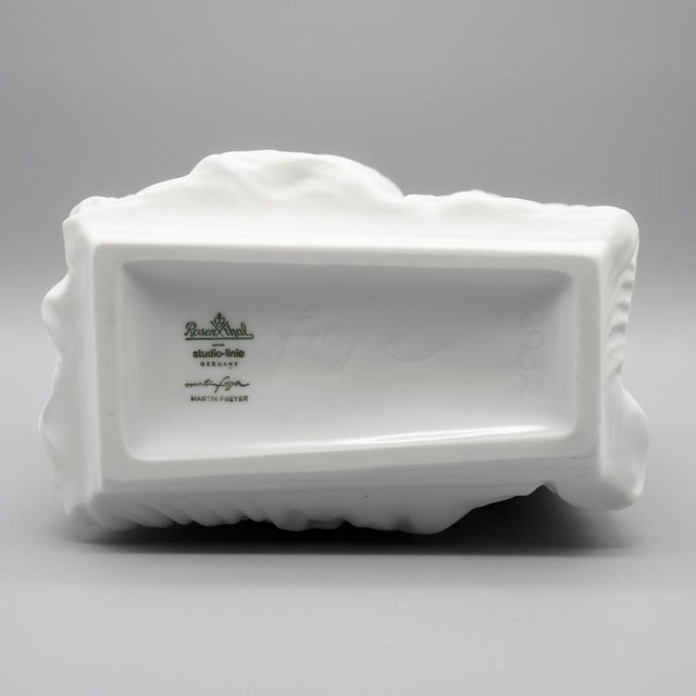 Cascade Bisque Porcelain Vase by Martin Freyer for Rosenthal, 1960s For Sale - Image 10 of 13