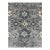 10x14 Maya Oushak Silver Geometric Classic Hand Knotted Wool Carpet Rug For Sale
