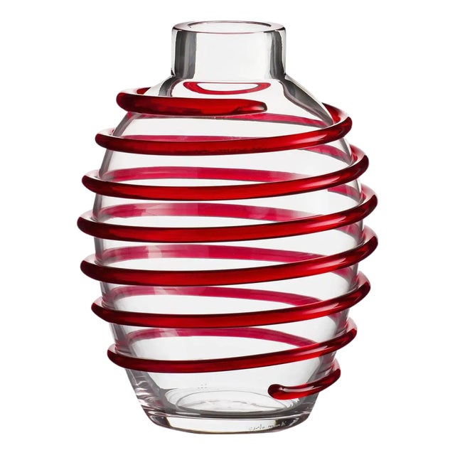 Nunki Carlo Moretti Contemporary Mouth Blown Murano Glass Vase For Sale