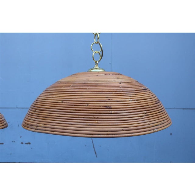 Round Marrow Pendants, Italy, 1970s, Set of 2 For Sale - Image 9 of 16