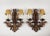 Venetian Mask Sconces in Wrought Iron, 1970s, Set of 2 For Sale - Image 9 of 9