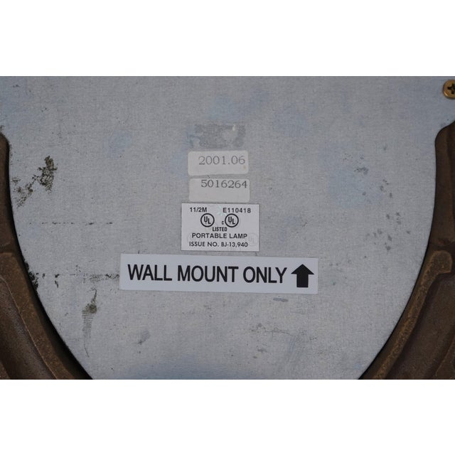 Set of 4 Regency Style Brass Mirrored & Lighted Wall Sconces For Sale - Image 10 of 10