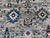 Brick Red Hand-Knotted Cypress Tree of Life Runner With Palmettes in Grey, 2'9" X 6'11" For Sale - Image 8 of 9