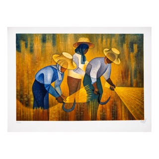 Louis Toffoli, The Harvest 84/100, 1970s, Lithograph For Sale