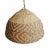 Beautiful hand crafted rattan natural and tea stained diamond weave pattern pendant light. Classic dome shape perfect for...