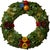 These exquisite ceramic holiday wreaths are handcrafted in Italy and feature vibrant, traditional motifs. Imagine these on...