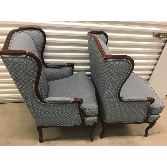 Thomasville Wingback Chairs A Pair Chairish
