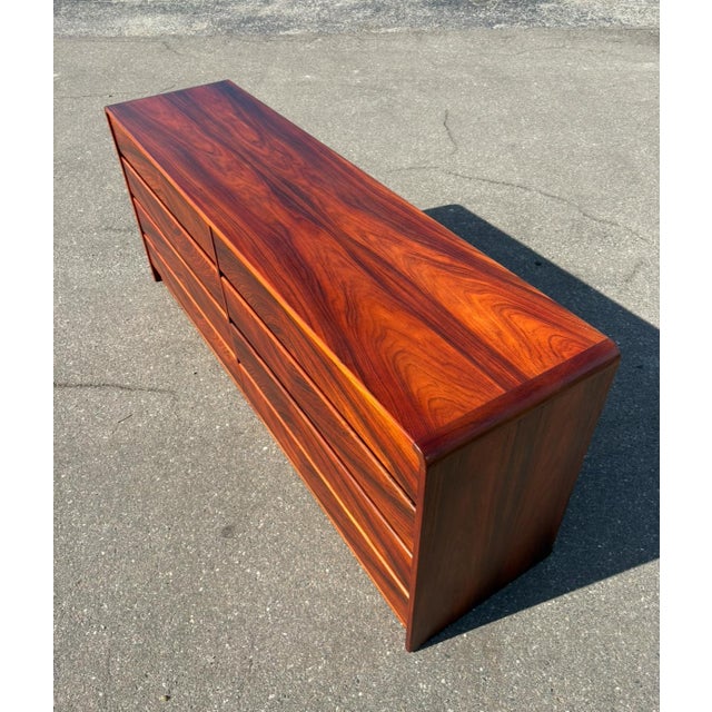 Wood Danish Rosewood Arne Wahl Iversen Dresser For Sale - Image 7 of 12