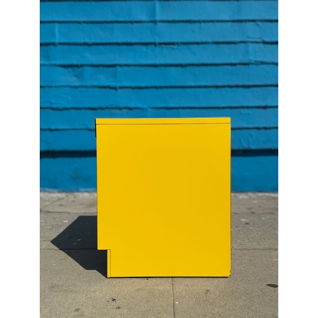 Mid-Century Modern 1960's Colormates Style Yellow Chest of Drawers For Sale - Image 3 of 13