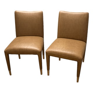Conifer Dining Chair, Camel, Set of 2 For Sale