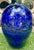 Blue Rare Large Kent F. Ipsen Cobalt Blue Studio Glass Vase, Signed & Dated 1977 – Richmond Va • 15¼" For Sale - Image 8 of 18