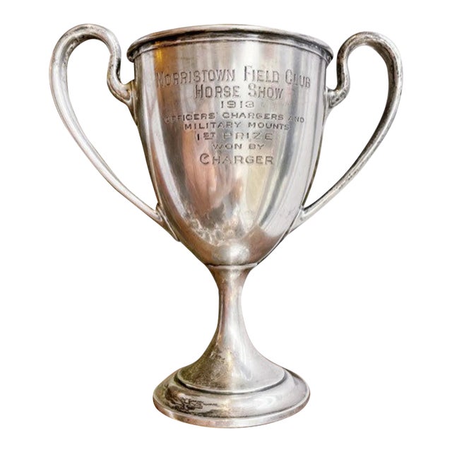 1913 Sterling Silver Horse Show Trophy For Sale