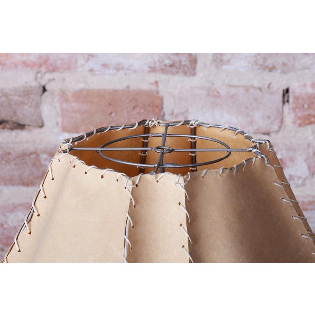 Bauhaus Bauhaus Table Lamp in Chrome-Plated Steel and Parchment, Czech, 1930s For Sale - Image 3 of 13