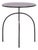 Saburo Ronin Accent Table in Black, 18" For Sale