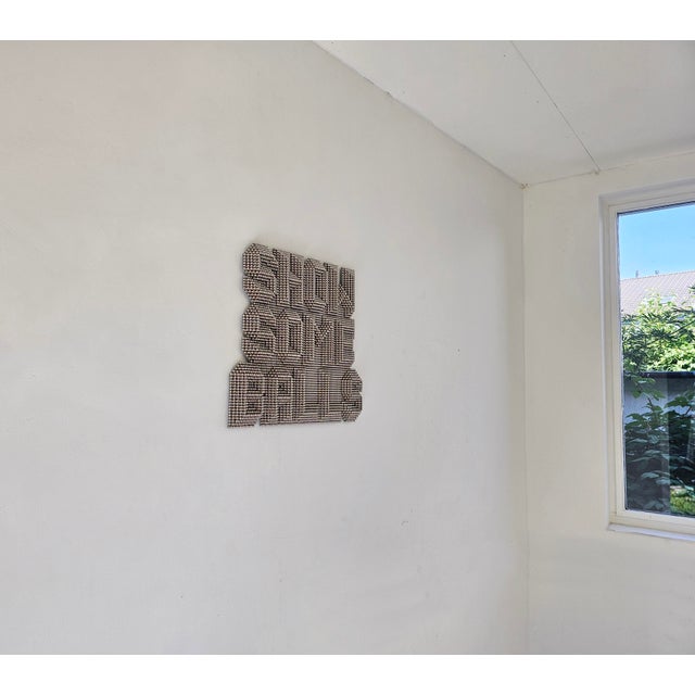 Wall Mounted Heavy Metal Sculpture from Jan Paul For Sale - Image 13 of 18