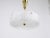 1950s Round Textured Glass Ring and Brass Pendant Lamp by J. T. Kalmar for Kalmar, 1950s For Sale - Image 5 of 15