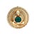 Estate 14k Yellow Gold Buddha Jade Pendant For Sale In New York - Image 6 of 6