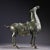 Bronze Horse Figure - Archaic Style Statue With Saddle For Sale - Image 4 of 10