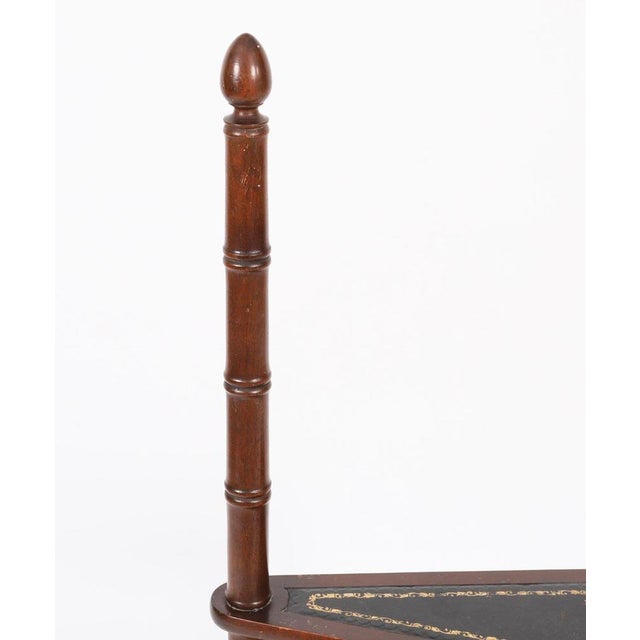 Wood Vintage Mahogany Spiral Library Steps, 1980s For Sale - Image 7 of 9