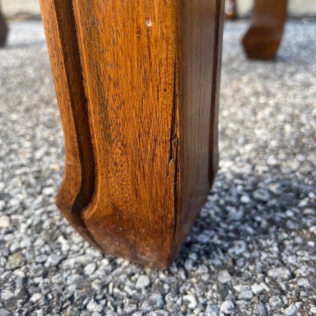 Vintage Thomasville Mystique Asian Ming or Chinoiserie Style Side Table With Drawer For Sale - Image 9 of 11