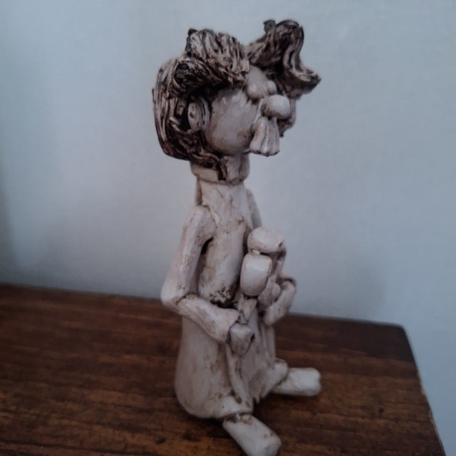 Italian Vintage Italian Dentist Sculpture For Sale - Image 3 of 4