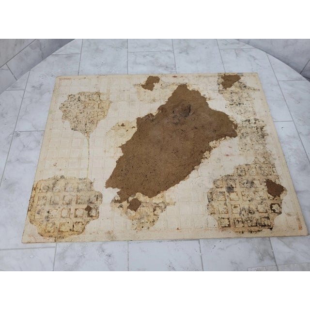 1970s Vintage Ceramic Art Tile Gemini the Twins Horoscope Zodiac Signs Large For Sale - Image 5 of 8