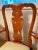 Oxblood Red Baker Furniture 2pc Queen Anne Scarlet Japanned Desk/ Bureau Plat For Sale - Image 8 of 12