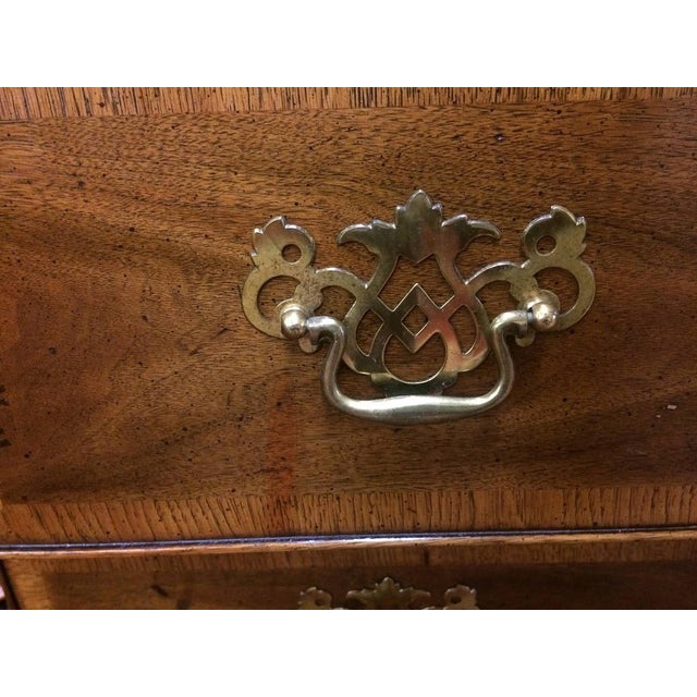 Vintage Henredon Chest on Chest, Banded Tall Chest For Sale - Image 15 of 16