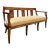 French Empire Mahogany Settee With Swan Arms & Bronze Inlays, France, C. 1810–1820 For Sale