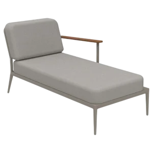 Nature Cream Left Chaise Lounge by Mowee