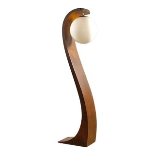 Mid-Century Modern Sculptural Cobra Floor Lamp by Modeline For Sale