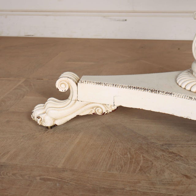 English Painted Breakfast Table For Sale - Image 3 of 11