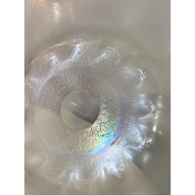 Glass Glass Bowl by W. J. Rozendaal for Kristalunie Maastricht, 1950s For Sale - Image 7 of 9