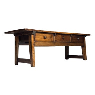 Spanish Walnut Coffee Table, 19th Century For Sale