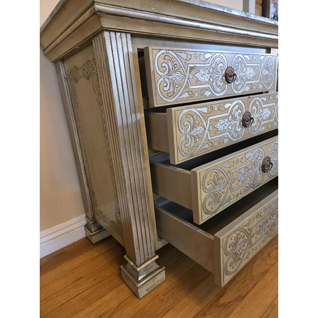 Late 20th Century Renaissance Revival Four-Drawer Chest For Sale - Image 11 of 13