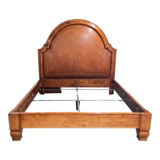 Eastern King LX Rossi Framed Leather Bed Frame For Sale