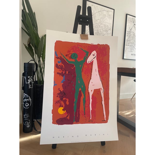 Art print Piccolo Teatro (1972) by Marino Marini, one of the most influential Italian modern artists of the 20th century....