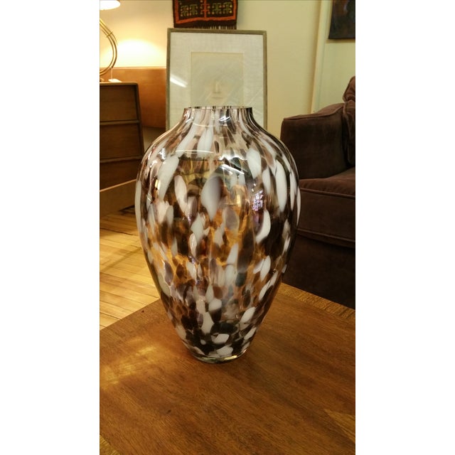 Polish HandBlown Art Glass Vase Chairish