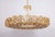 Large Gilt Brass and Crystal Glass Encrusted Chandelier from Palwa, Germany, 1970s For Sale - Image 4 of 18
