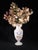 White Late 19th Century Glass Vase Bristol Type Hand Painted Enameled Flowers For Sale - Image 8 of 12