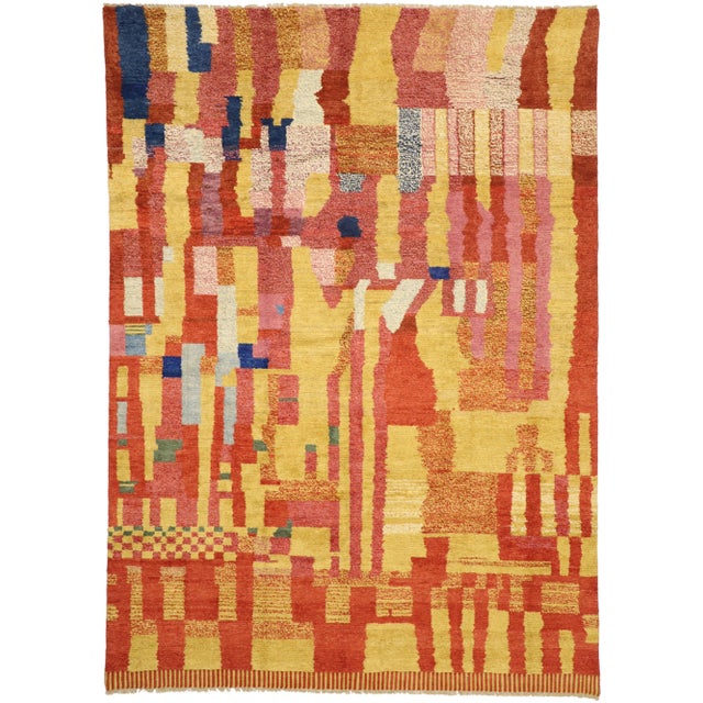 Moroccan Style Rug Inspired by Paul Klee - 09'11 X 13'11 For Sale - Image 10 of 10