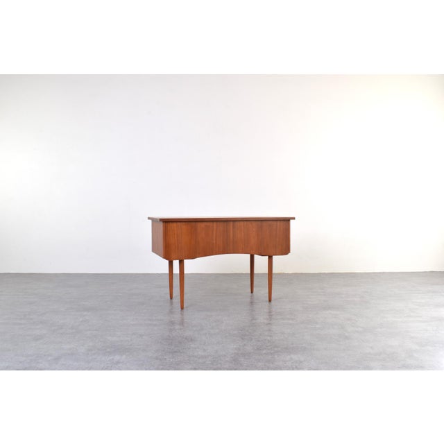 Mid-Century Modern Danish Teak Desk, 1960s For Sale - Image 6 of 18