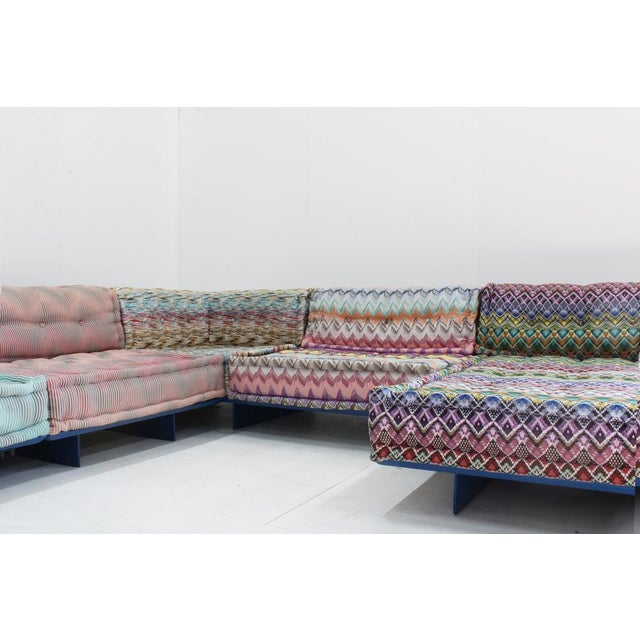 Mah Jong Sofa with Missoni Upholstery by Hans Hopfer for Roche Bobois, 2010s, Set of 10 For Sale - Image 3 of 18