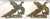 Mid Century Cast Aluminum Silvertone Flying Pheasant Wall Sculpture For Sale - Image 10 of 10