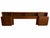 Vintage Mid-Century Modern Dixie Act II Campaign King Headboard with Matching Nightstands – 3 Piece, 146”W × 18.5”D × 43”H...