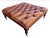 Oversized Tufted Chesterfield Leather Plantation Ottoman -Vicente Wolf Collection For Sale - Image 13 of 18